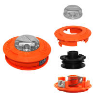 Cabeza De Piltra De Hierba Universal M10 De Aluminio Y Nylon Para Motocultor Corte De Dos Líneas Hilo De Aro Para Jardín - details 2