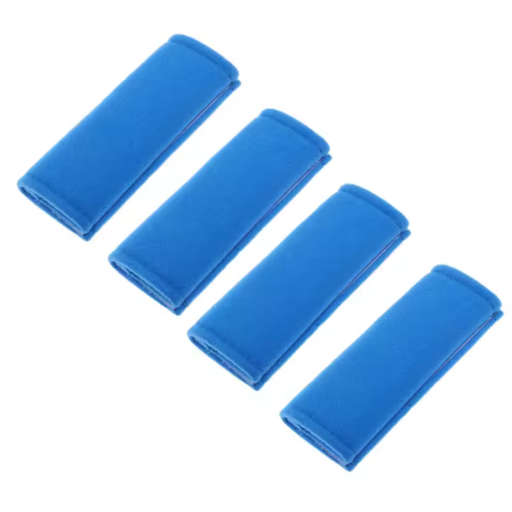 4Pcs Fundas Para Manijas De Techo De Coche En Tela De Gamuza Suave Decoración De Apoyo De Mano Para Interior Automóvil Protección De Guantes - 1