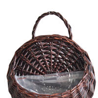 Cesta De Rotura Colgante Para Pared Hecha a Mano Con Vaso De Rattan Decoración De Jardín Y Balcón De Casa Maceta De Flores De Hilo Tejido - details 15
