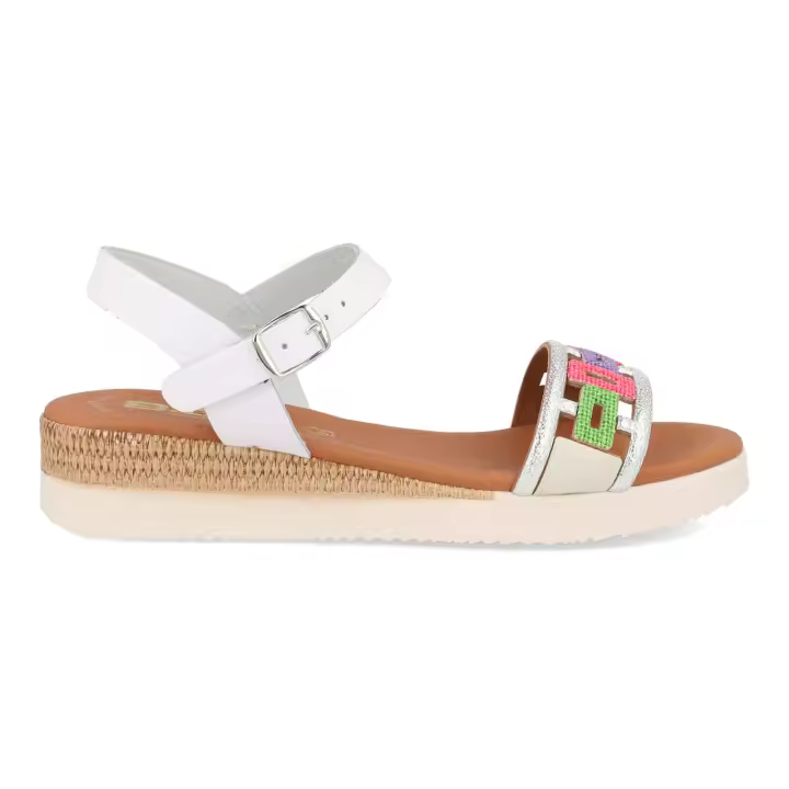 Sandalias en piel para mujer modelo Bda 16386 Blanco made in spain by Bda Shoes - 1