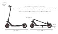 Patinete Eléctrico iScooter i9Pro Neumático de 8,5 pulgadas 350W  30km/h 7,5Ah Capacidad de peso 120 kg Negro - details 6