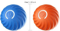 Pelota de juguete interactiva para gatos de 1,7 pies, pelota de juguete rodante para mascotas, pelota de entrenamiento de silicona antimordeduras, pelota divertida eléctrica para gatos inteligentes, pelota de fitness para mascotas, suministros para mascot - details 0