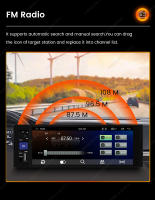 MEKEDE Navifly Radio De Coche Portátil 6.86 Pulgadas Con Carplay Android Auto BT FM Radio Tipo-C Compatible Con General Motors - details 18
