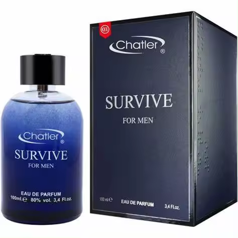 EAU DE PARFUM SURVIVE MEN 100ML------SUPERTOP VENTAS----MARCA CHATLER----DURACIÓN LARGA 8 HORAS - 1