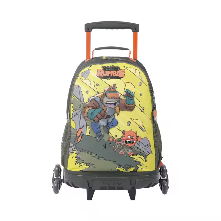 Totto Mochila infantil ruedas Brawlmaster  -Dimensiones:33 x 47.5 x 16 cm-Material: Poliester - 1