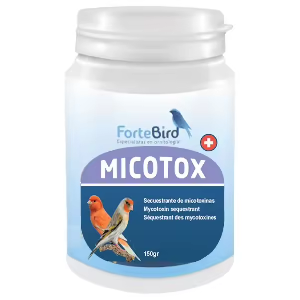 Antibacteriano y antifúngico MICOTOX FORTEBIRD polvo 50 gr - 1