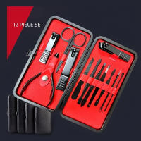 Kit De Manicura Y Pedicura Profesional En Acero Inoxidable Conjunto De Tijeras Para Uñas Y Pies Negro 7/10/12/15/18 Piezas - details 4