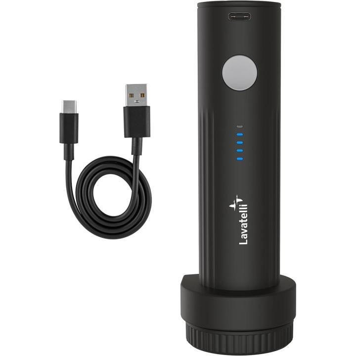 VAC-U-PUMP, Pompa Sottovuoto da Viaggio Wireless, para bolsas, bolsos, carritos y mochilas con sottovuoto, Compatta, Potente e Facile da Usare per il Risparmio di Spazio, carga USB C con cable incluido