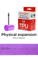 Tubo Interno De Bicicleta CYDY TPU 22 Pulgadas Various Tamaños Con Válvula 45mm Para BMX Ciclismo Tyre Pneu 22x1.95-2.5 - details 11