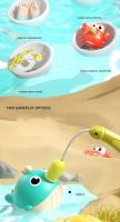 Juego De Pesca Con Luz LED Magnética Para Bebés Y Niños Juguetes Flotantes Para Baño Con Caña De Pescar Regalo Para Niños - details 1