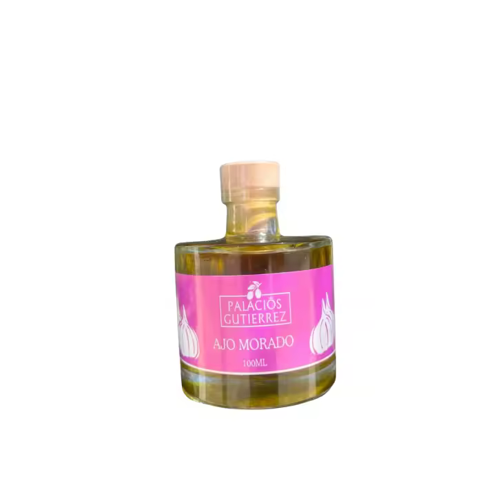 BOTELLA VIDRIO 100ML ACEITE MACERADO AJO MORADO I PALACIOS GUTIERREZ - 1