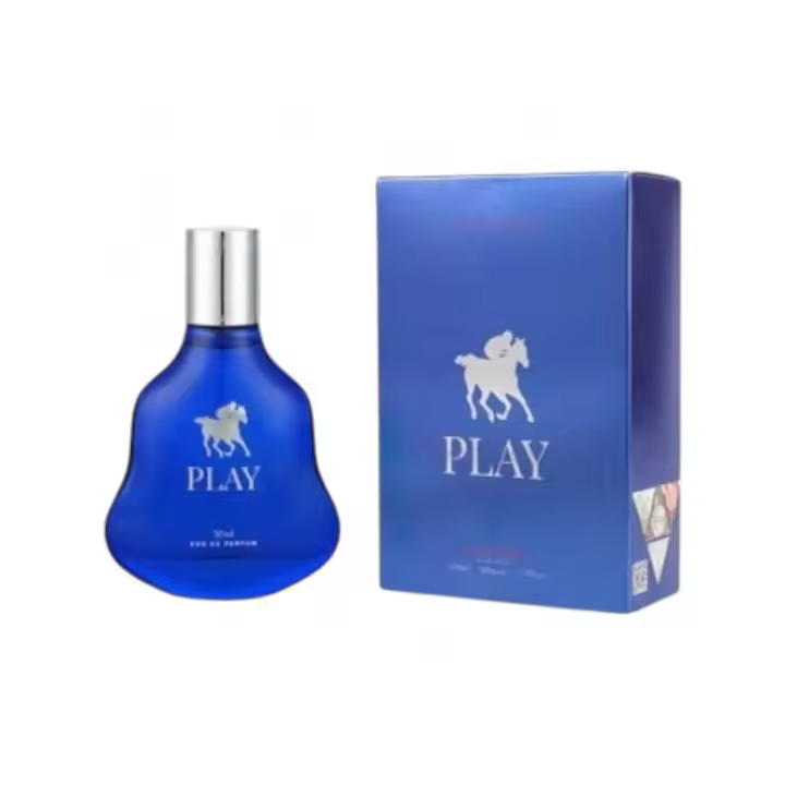 Everlyx - Perfume masculino Play tipo eau de parfum de 50ml - Fragancia intensa con notas frescas y deportivas, perfecta para uso diario o actividades al aire libre - Diseño moderno en frasco azul vibrante - Ideal para hombres activos y seguros. - 1
