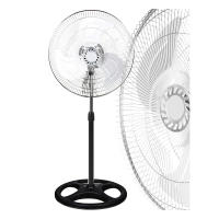 Ventilador de Pie de Alta Potencia 80W, 18pulgadas, 45cm de diametro, Ventilador Altura Regulable hasta 130cm, 3 Velocidad Ajustable, Con base Redondo Ancho para Mayor Estabilidad, Pequeñpos Aparatos de Electricos, Pequeños Electrodomesticos Climatizacion - details 3