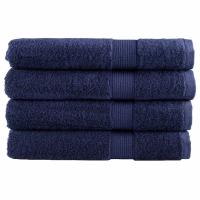 vidaXL Toallas premium 4 uds 100% algodón 100x200 cm 600 gsm Color Dorado,  Antracita,  Azul y mas - details 3