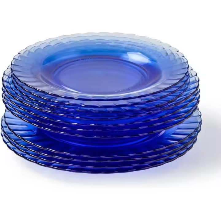 Amymark - Set de Vajilla Duralex® Le Picardie Azul (12 Piezas) - 1