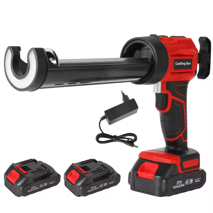10 Oz/300ml, pistola Eléctrica de silicona con Luz LED, 4 velocidades ajustables para Batería Makita de 18V - 1
