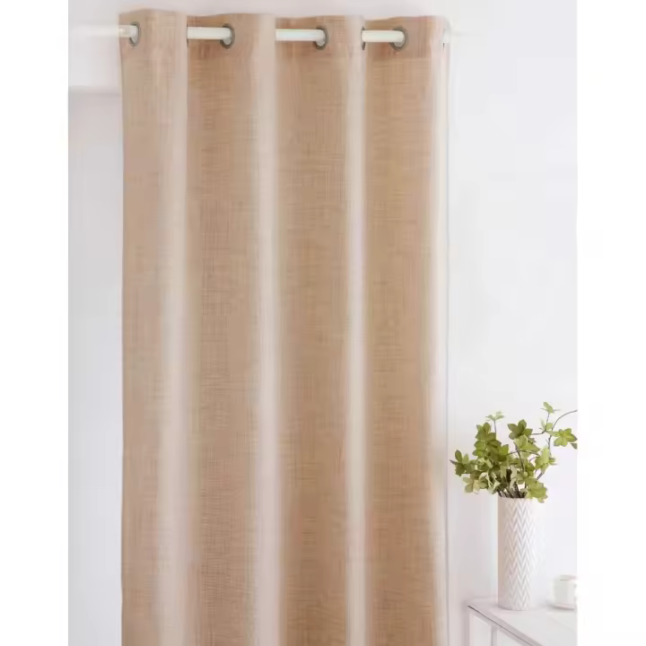 Cortina IM Alaia Color Marron, 140x270 cm, 100% poliéster, Fun&Deco - 1