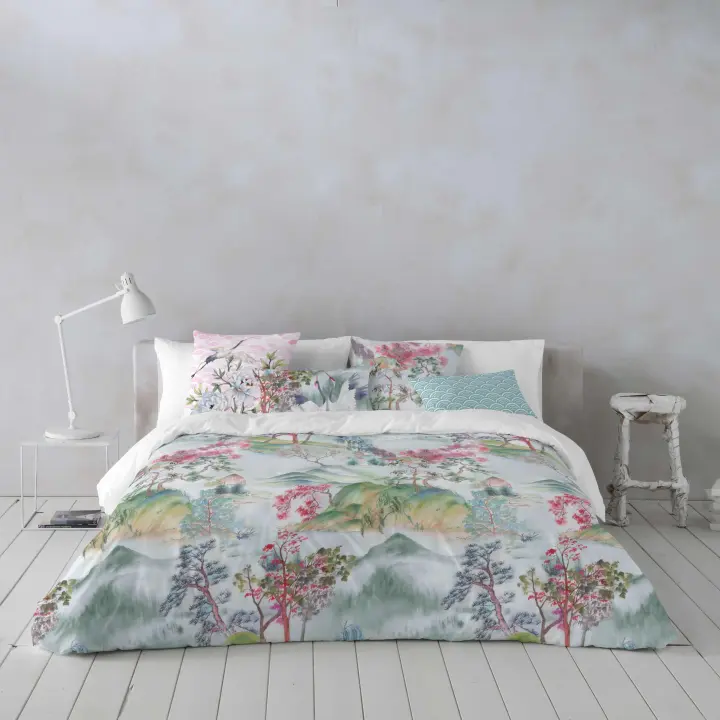 NATURALS - Funda Nórdica Estampada - 100% Algodón - Extra Suave - Incluye Funda Nórdica + 1 o 2 Fundas de Cojines - Fabricado en España - Modelos Florales - Cama 90/135/150/180 - 1