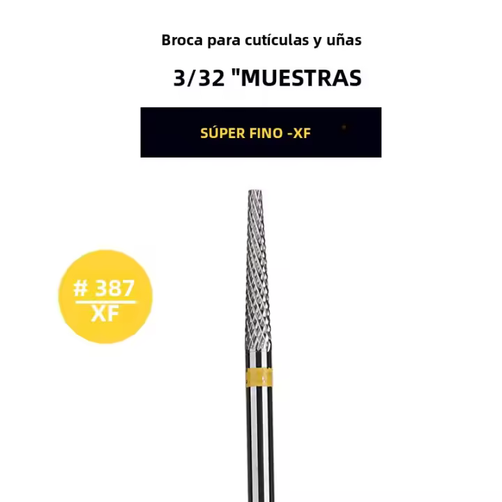 Broca De Uñas De Carburo De Tungsteno Accesorio Para Máquina Rotativa Eléctrica Para Manicura Y Pedicura Cabezal De Molienda - 1