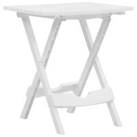 vidaXL Mesa de jardín plegable blanco 45,5x38,5x50 cm - details 0