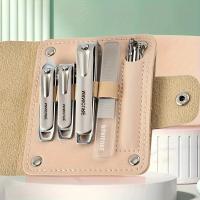 Set De Cuidado De Uñas Deluxe 10pcs Kit De Manicura Y Pedicura De Acero Inoxidable Con Estuche De Viaje Regalo Ideal Para Hombres Y Mujeres - details 1