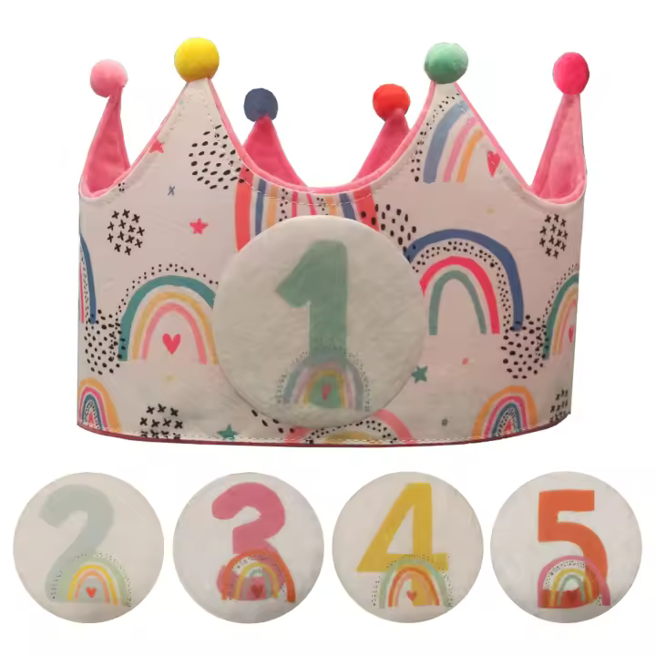 Corona de Cumpleaños Anak-Anak de 1-5 Años - 1
