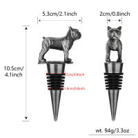 Tapa De Botella De Vino Para Perros/Cats Decorativa De Aleación De Zinc Y Silicona Herramientas De Accesorios Para Vino - details 3