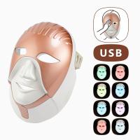 Máquina De Belleza Facial Y Cuello Sin Cable Con 7 Colores De Foton Máscara De Cuidado De Piel LED Rejuvenecimiento De La Piel Material Plástico - details 12
