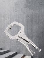 Aguja De Tijera Multifuncional De Acero Carbono Para Carpintería Y Soldadura Pinza De Bloqueo Con Mango Curvo Herramienta De Juego Ajustable Localizador De Tenón - details 2