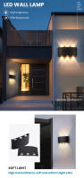 Lámpara De Pared LED Para Exteriores Y Dormitorio Iluminación Moderna Con Sensor De Movimiento 4W 6W 8W 10W Para Pasillo Y Escalera - details 0