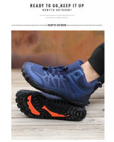 Zapatos De Senderismo Impermeables Para Hombres Botas De Trekk Ingles Casuales De Verano Y Otoño Para Escalada Y Senderismo Con Cubierta Del Tobillo Material De Suela De Goma Talla Verdadera - details 18