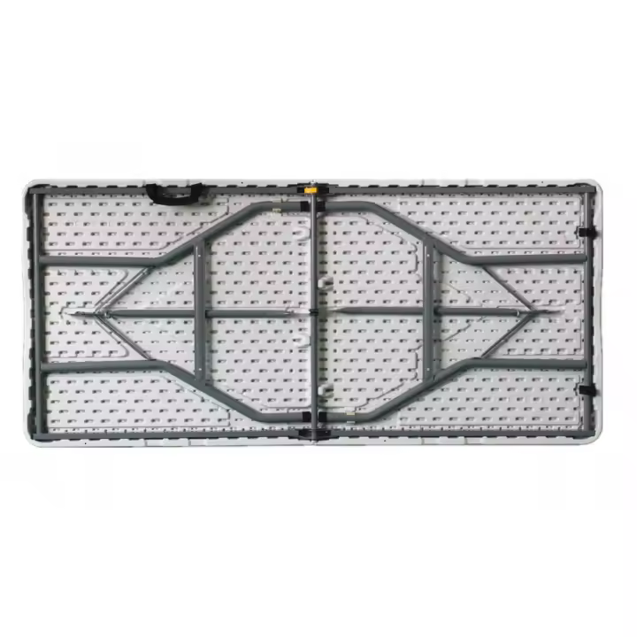 Marbueno Mesa Plegable Resina Acero 4-6 personas 152X70X74 cm Catering 10529 - 1