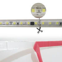 Tira LED Flexible 220V Impermeable Blanca Y Cálida Para Habitación 10M 15M 20M 25M 30M 50M Con Adhesivo Para Iluminación - details 3