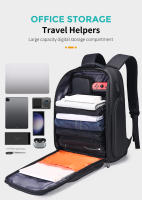 Mochila Negocios Fenruien Para Hombre 36L Impermeable Con USB Y Multiples Bolsillos Ajuste Para Portátil De 17.3 Pulgadas - details 10