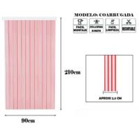 HOGUITA-Cortina Tiras PVC Para Puerta Exterior o Interior,Cortina Para Puerta Exterior Anti Insectos Mosquitos,12 Colores 90x210cm - details 1