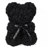 Muñeco De Oso Con Rosa Artificial Eterna Para Día De San Valentín Regalos De Cumpleaños Aniversario Decoración De Miniaturas Para Novia - details 17