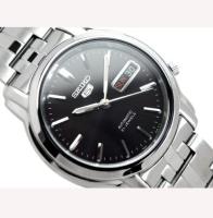 Reloj automático hombre Seiko 5 SNKK71K1 dial negro 38mm correa acero - details 3