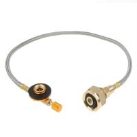 Adaptador De Tanque De Propano Para Estufa De Camping Al Aire Libre Conductor Metálico Duradero Adaptador De Botella LPG Incluye Encendido - details 5