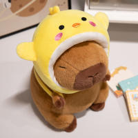 Mochila De Peluche De Animal Divertido Con Cabeza De Tiburón Pollo Cerdo Dinosaurio Y Capybara Suave Juguete Para Niños Regalo De Cumpleaños - details 3