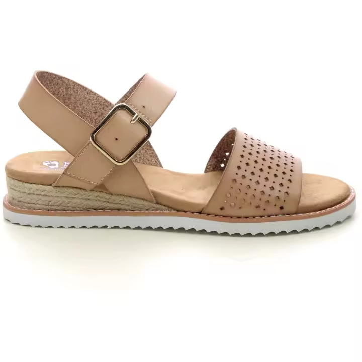Sandalias marca Skechers modelo 114143-Nat para mujer en color marrón - 1