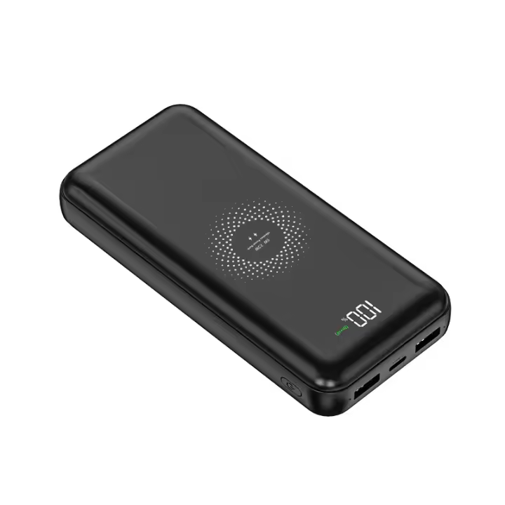 Cargador inalámbrico portátil 10000mAh, Banco de energía con Cable incorporado 10W, Powerbank para iPhone/Samsung/Xiaomi, Cargadores de teléfono móvil - 1