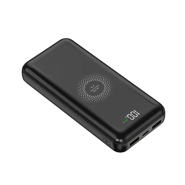 Cargador inalámbrico portátil 10000mAh, Banco de energía con Cable incorporado 10W, Powerbank para iPhone/Samsung/Xiaomi, Cargadores de teléfono móvil - 1
