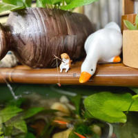 Decoraciones De Acuario De Pesca 1-5PCS Paisaje Acuático Para Tanques De Peces Accesorios De Escritorio Colgables Material PVC Estilo Moderno - details 10