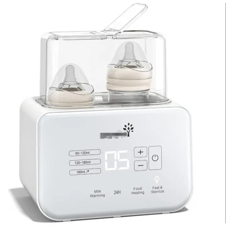 Calienta Biberones | Esterilizador Biberones | Calentador rápido de Alimentación para niños 8-En-1 y desfreezador Pantalla LCD Precise Control de Temperature Para Leche Maternal - 1