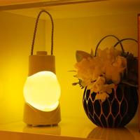 Lampara de mesa Led estilo vintage con caja de musica para bebé, lámpara de  LED portátil con luz blanca cálida diversión, lámpara de decoración de escritorio para dormitorio, Don Feliz - details 3