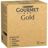 Purina Gourmet Gold Tartelette Pack Multivariedad Gato Latas - 96 unid. x 85 gr - details 0
