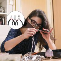 Juego de Herramientas para Hacer Joyas, 8 Piezas Kit de Herramientas Joyeria de Tijeras, Incluye Alicates, Tijeras, Pinzas y Otras Herramientas de Joyería para Fabricación y Reparación de Bisutería - details 4