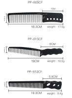Cepillo De Pelo Profesional Para Peluquería Y Salón Negro Antiestático Corte De Cabello Carbono Barbería Cepillo De Dientes Para Cabello Negro - details 9