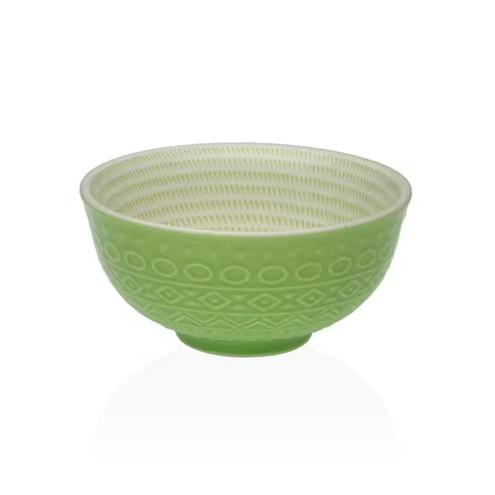 Bol para Aperitivos Versa Verde Cerámica Porcelana 12,3 x 5,8 x 12,3 cm - 1