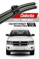 LimpiaParabrisas Antigolpes Para Dodge Dakota 1997-2010 Pares De LimpiaParabrisas De Goma Natural Accesorios Para Ventanas Delanteras - details 0